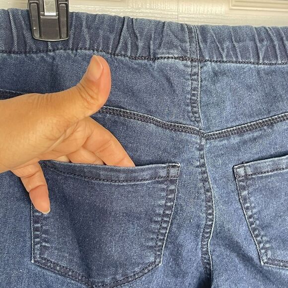 Big Girls Jeggings Size 14 Blue Pull On Pants OSHKOSH - Picture 6 of 15